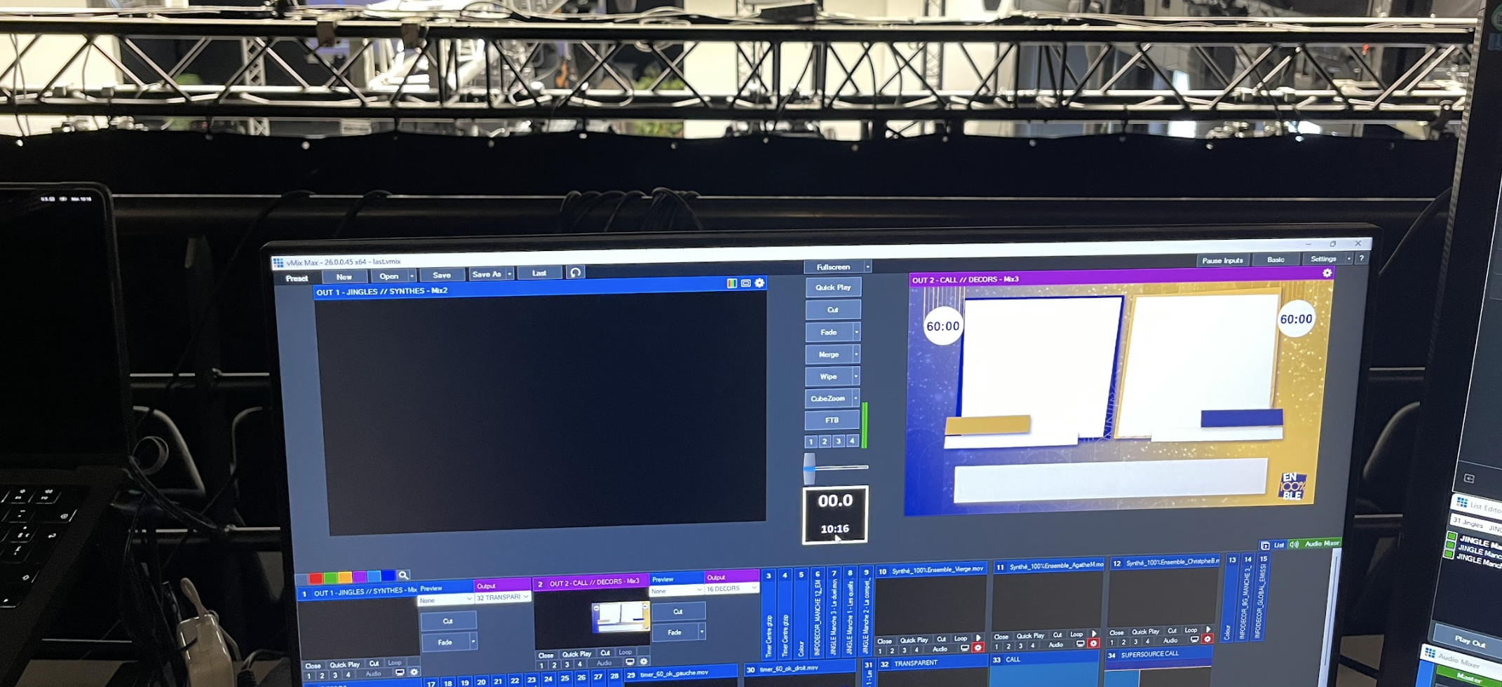 Formation : J'apprends les bases du vMix - AV Prod : Agence de production audiovisuelle sur Lille