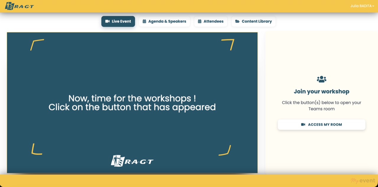 Plateforme RAGT Digital Convention
