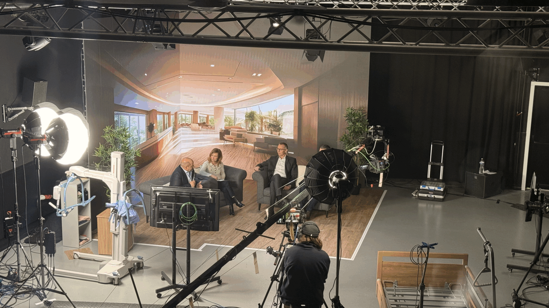 studio tournage ecran led lille