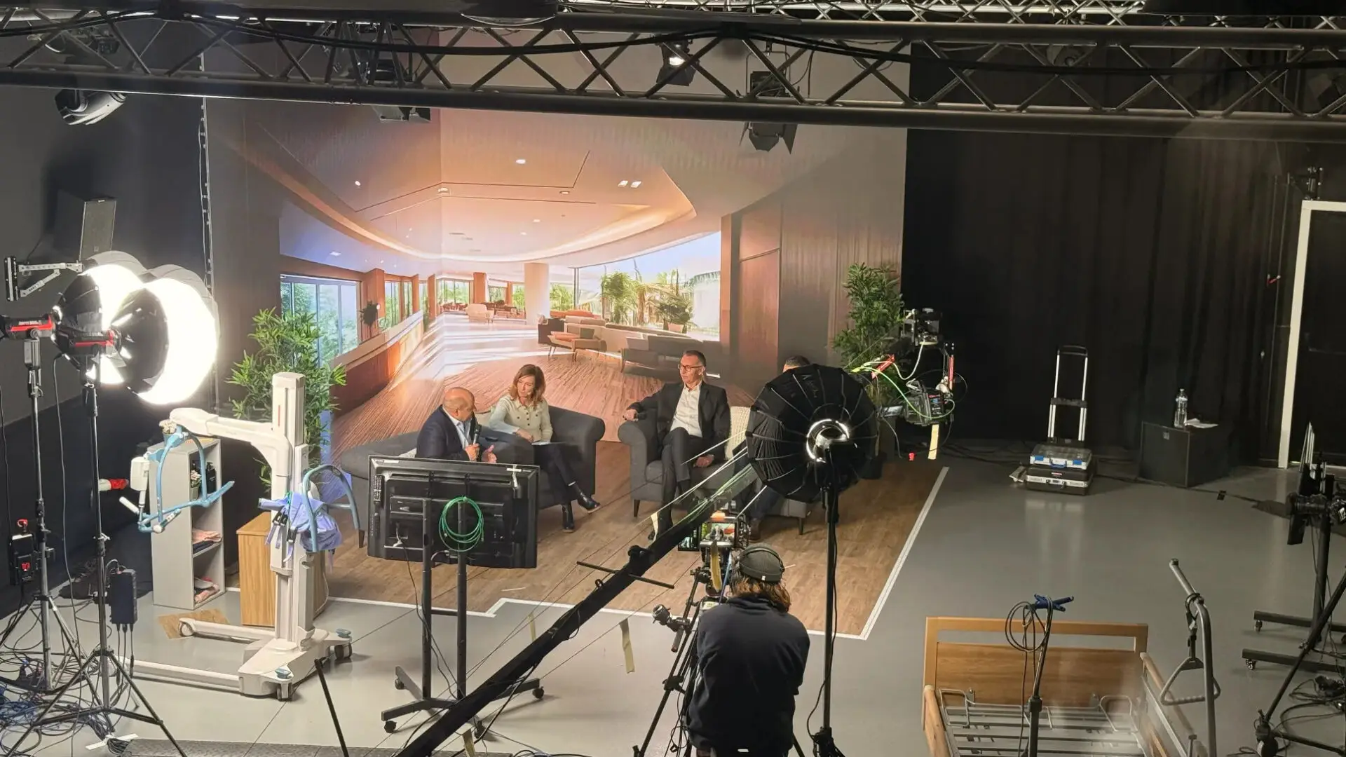 Arjo Live Event Backstage Plateau Virtuel