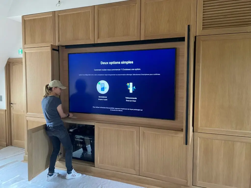 installation audiovisuelle chateau de la fontaine