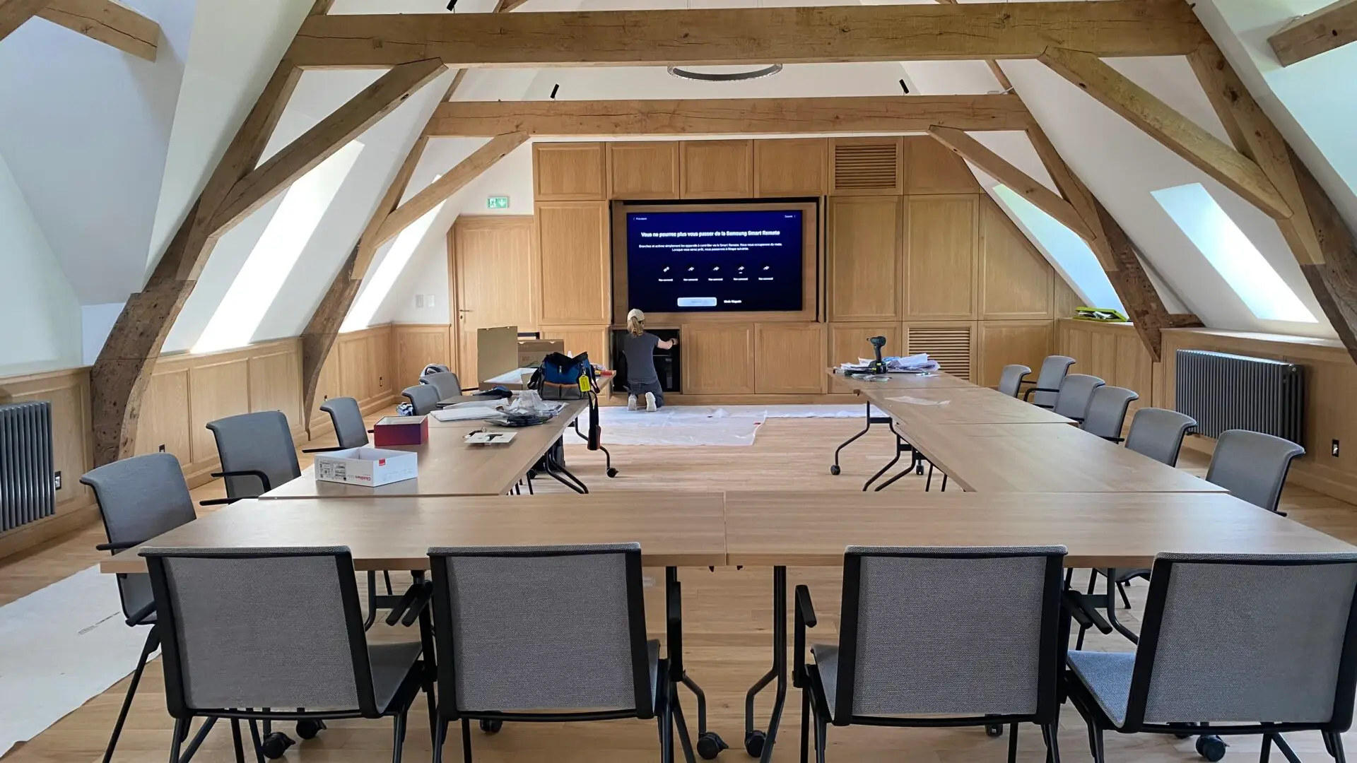 installation audiovisuelle salle de reunion