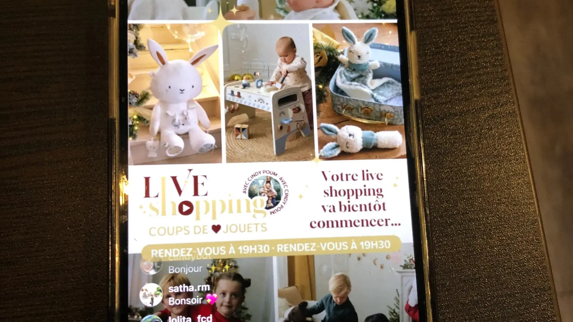 Live Shopping Vertbaudet Smartphone Diffusion