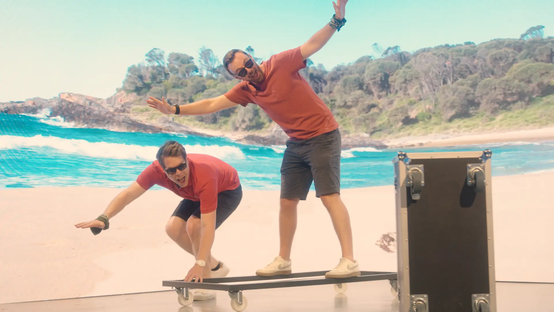 evenement d'entreprise sur dalle led