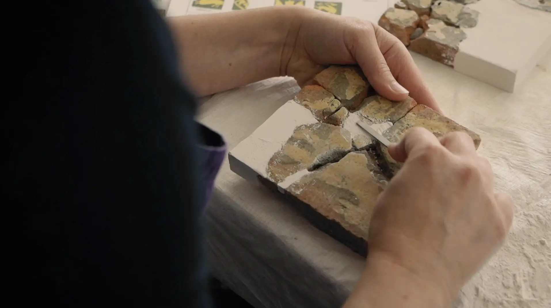 production audiovisuelle restauration paves medievaux