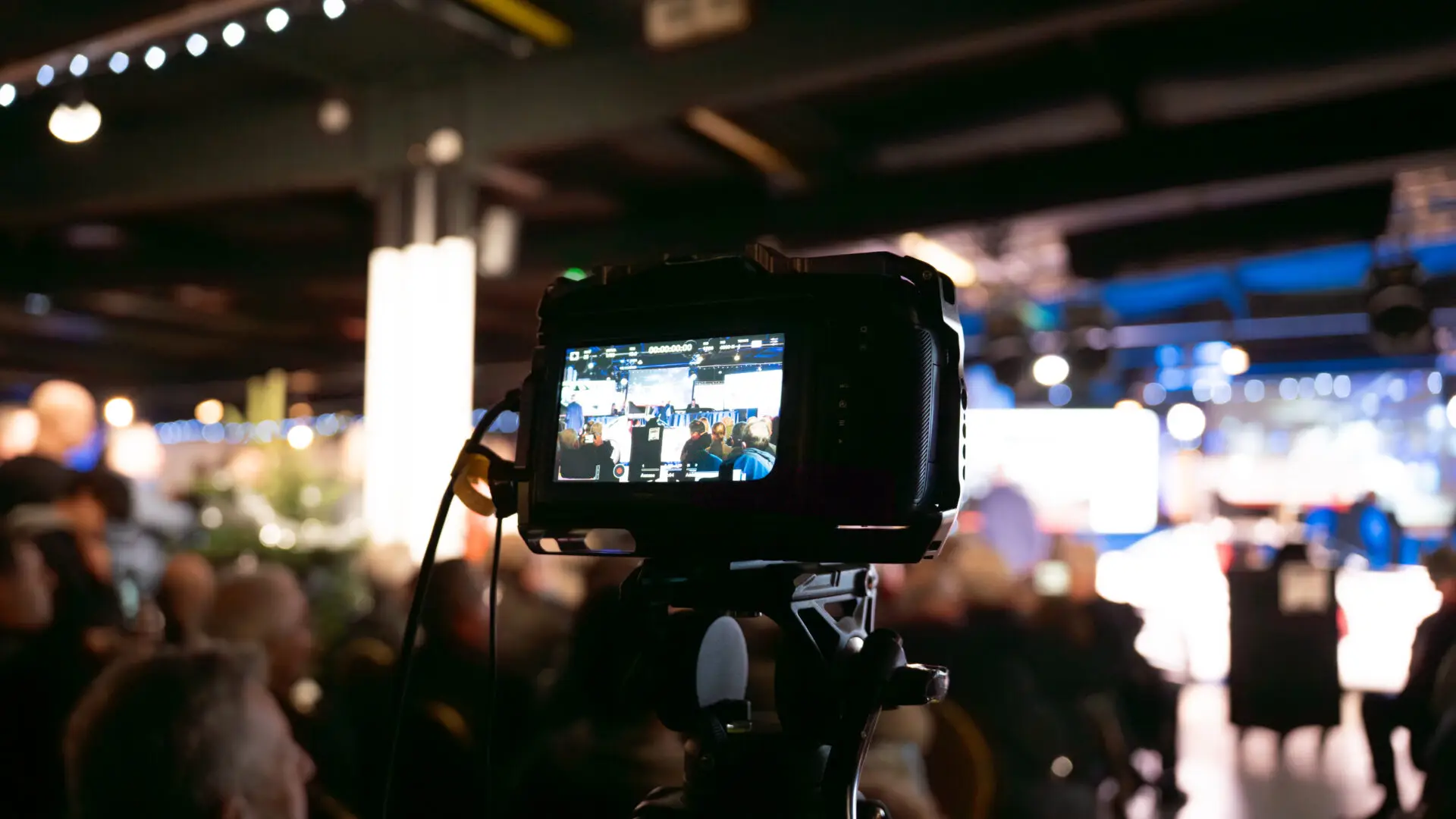 captation video derriere camera live