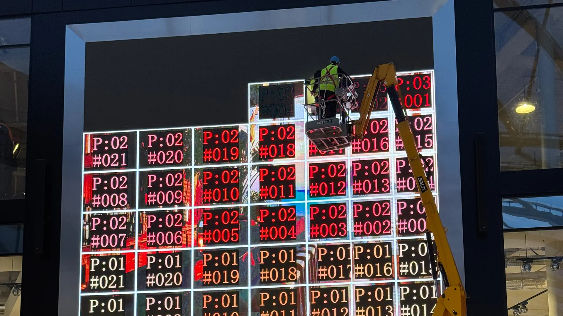 Installation Audiovisuelle Lillenium LED