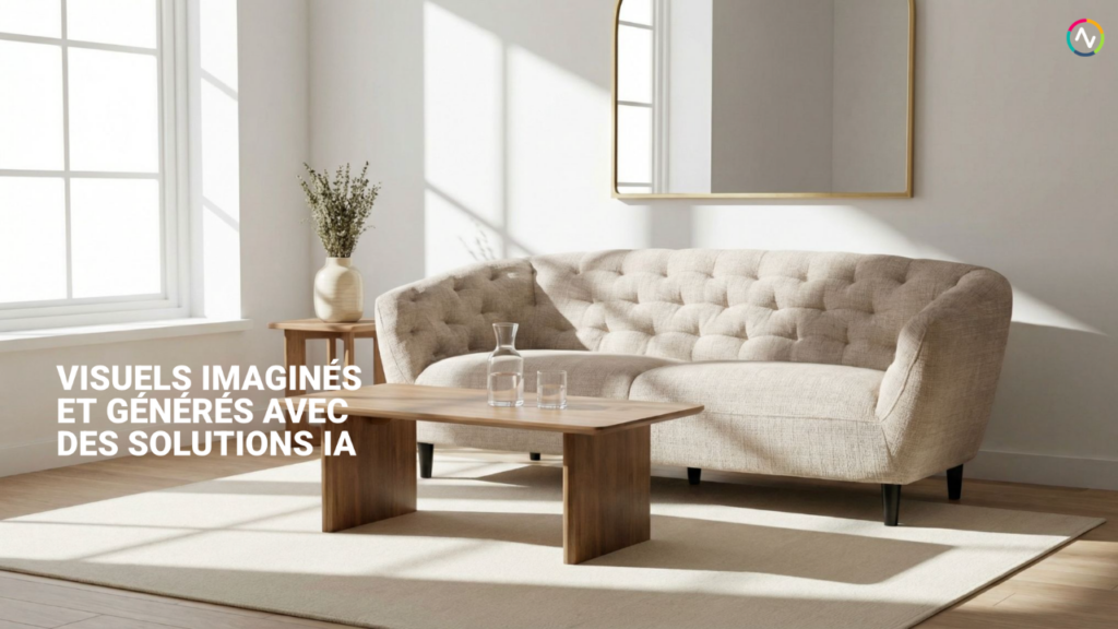 studio photo produit mobilier ia