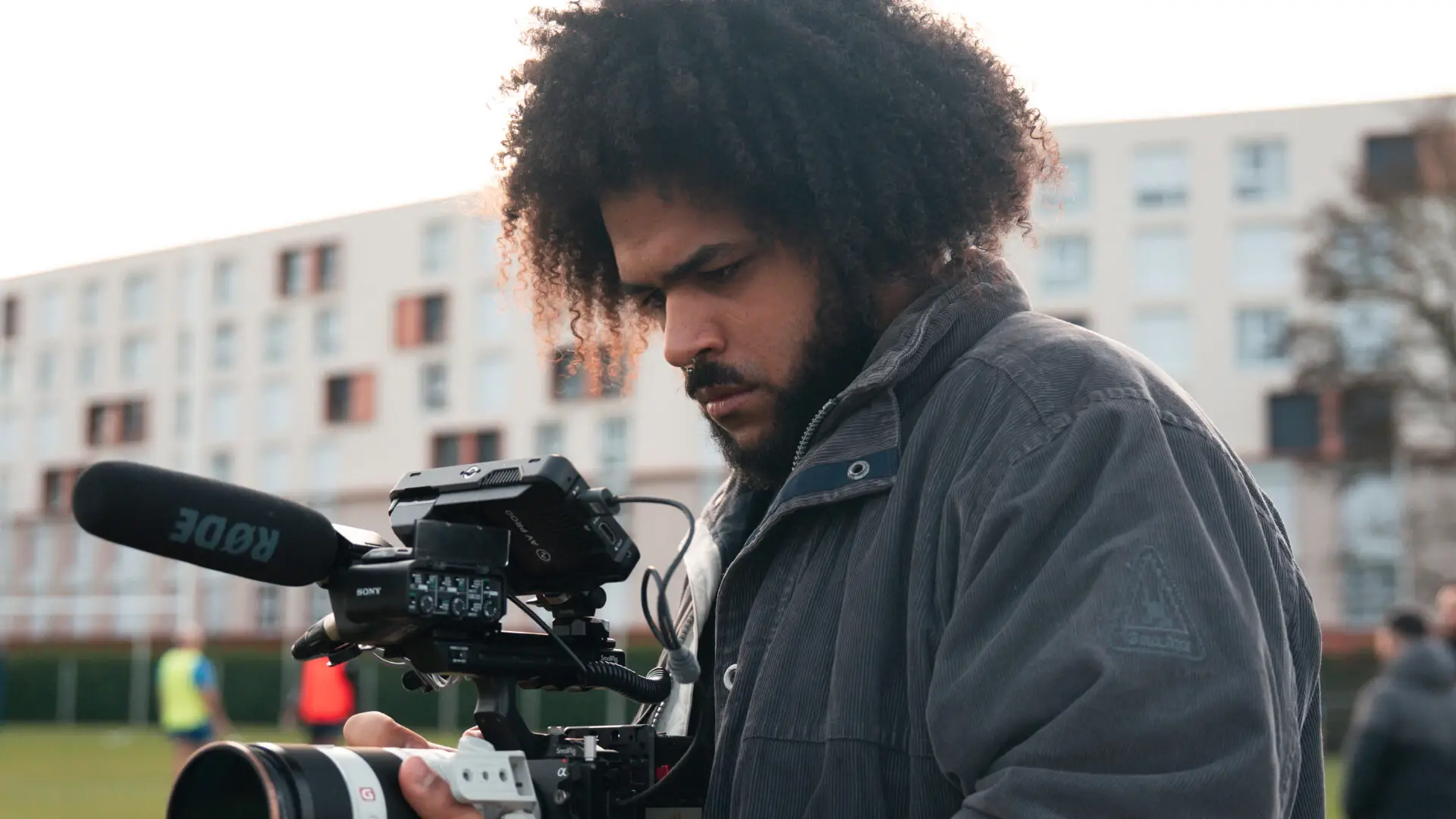 cadreur tournage film publicitaire rugby omr