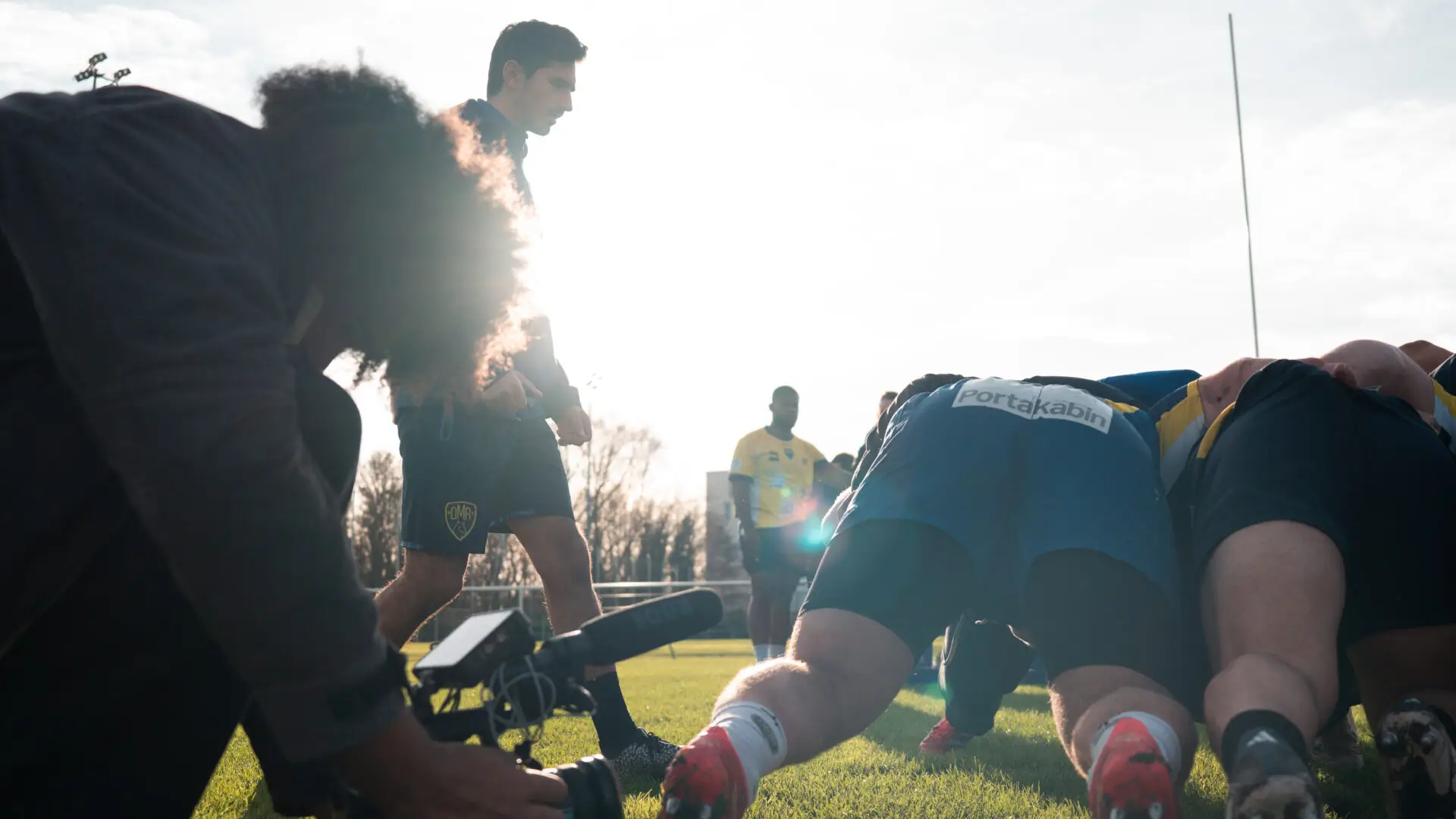 entrainement joueur omr rugby