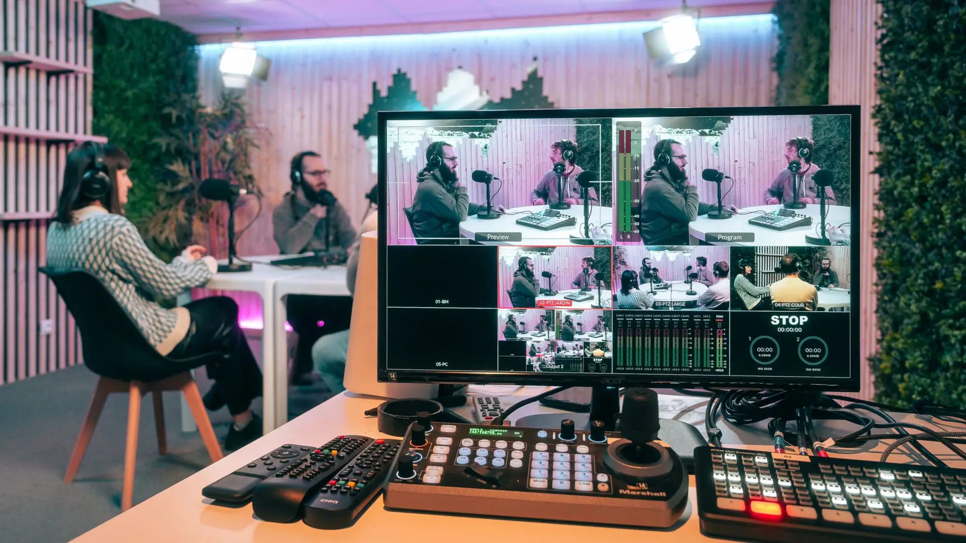 plateau studio podcast entreprise lille