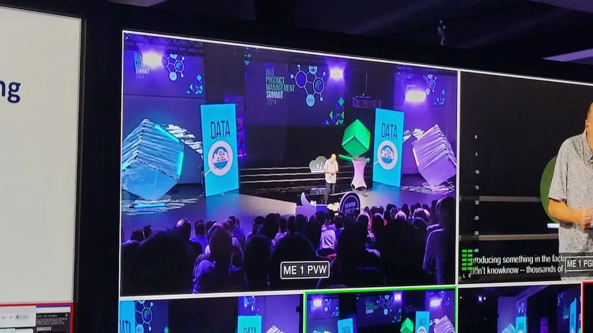 Régie vidéo du Dev Summit ADEO : retour multi-écrans de la scène pour le direct et le replay