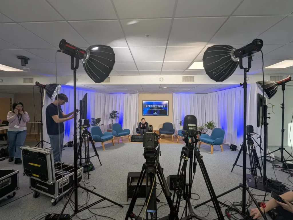 Coulisses du tournage de l’émission interne Roquette In Motion