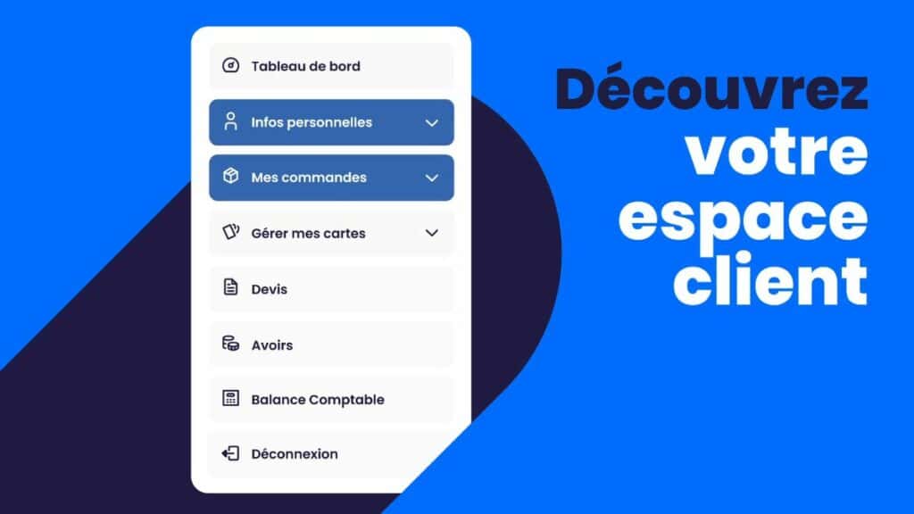 Motion design espace client : écran « Découvrez votre espace client » d’illicado