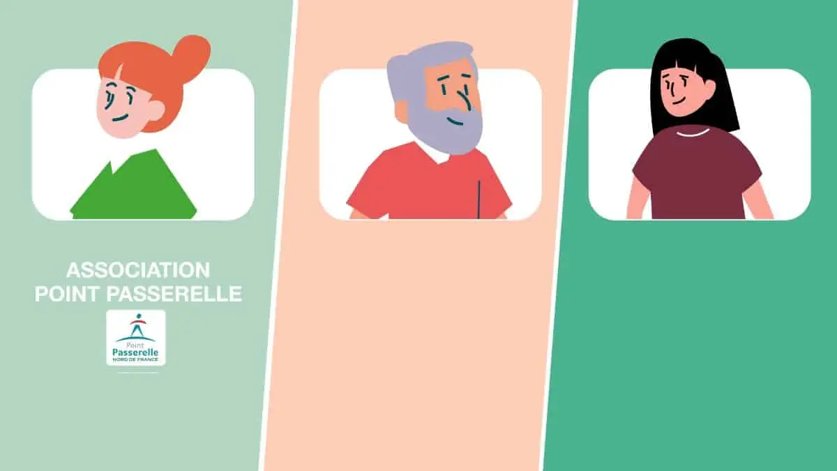 Vidéo motion design Espace Solidarité : trois profils de clients accompagnés