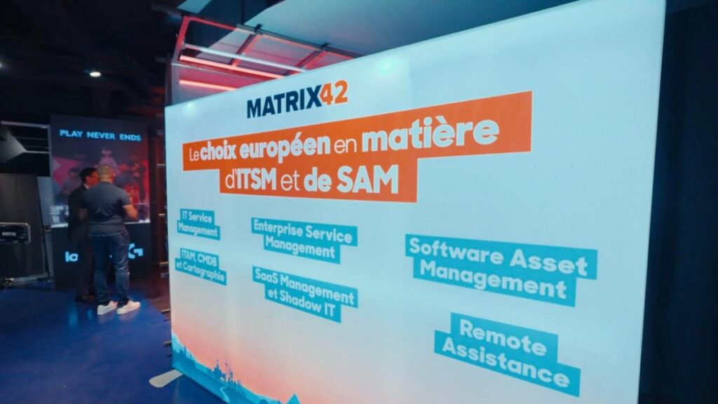 Aftermovie Matrix42 : stand de présentation des solutions ITSM et SAM