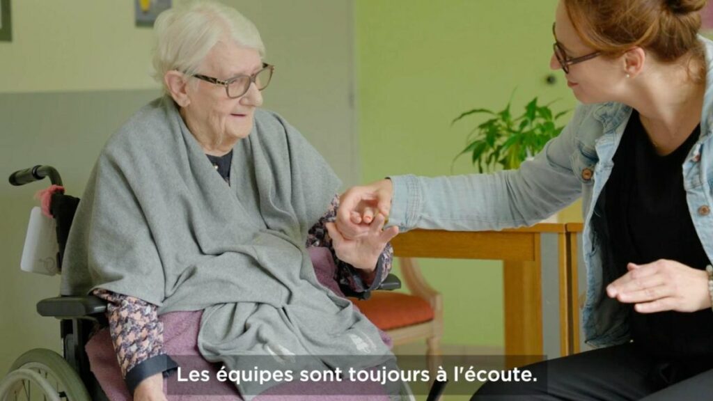 Vidéo de présentation MAVie : une soignante à l'écoute d'une résidente