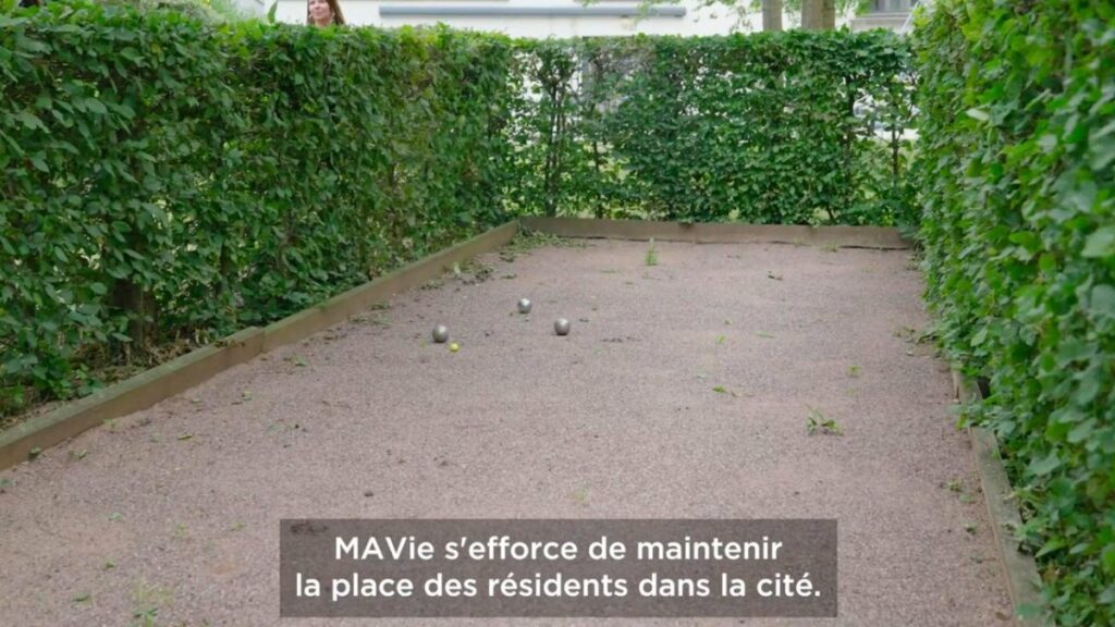 Vidéo de présentation MAVie : terrain de pétanque dans les espaces extérieurs