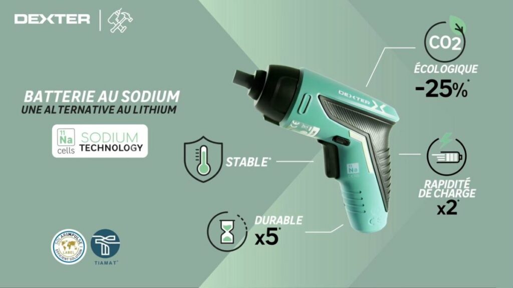 Vidéo publicitaire Dexter : infographie des bénéfices de la batterie au sodium